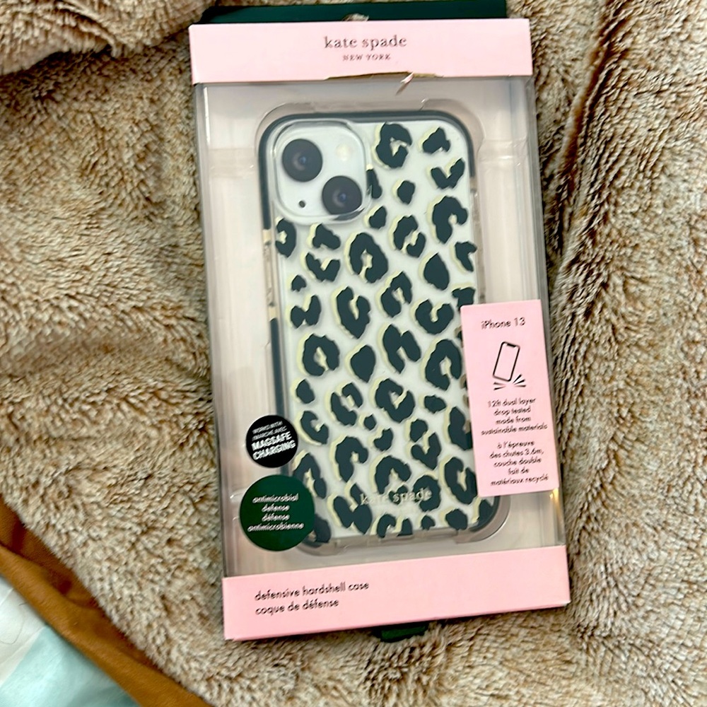 Kate spade iPhone 13 case cheetah